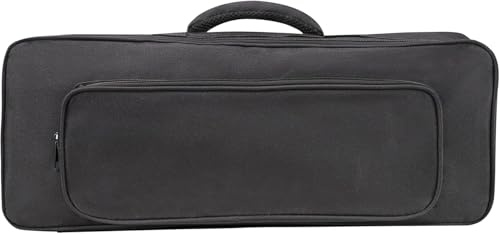 NOVACENTIX 37 Keys Keyboard Case for PSS-E30/PSS-F30/PSS-A50/MK-37, 37 Keyboard Bag, Backpack, Travel, Interior 20.8 x 8.4 x 3 inch, Black