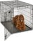 MidWest Homes for Pets iCrate Modell 1542DDU Hundebox, ca. 107 cm lang, mit Einzeltür, auslaufsicherer Bodenwanne, Bodenschutzfüßen, Trenneinsatz und patentierten Funktionen, schwarz