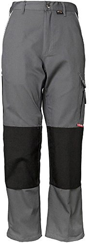 Planam Größe 56 Herren Canvas 320 Bundhose grau schwarz Modell 2123