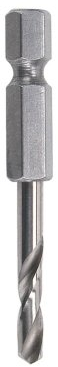 wolfcraft Metallbohrer HSS geschliffen, Sechskant-Schaft, Ø 3 mm I 7257000 I Für Bohrungen in harte Materialien