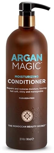Argan Magic moisturizing conditioner - detangle, hydrate und reparatur trockene und chemisch-geschädigtes haar-typen (32 ounce / 946 milliliter)