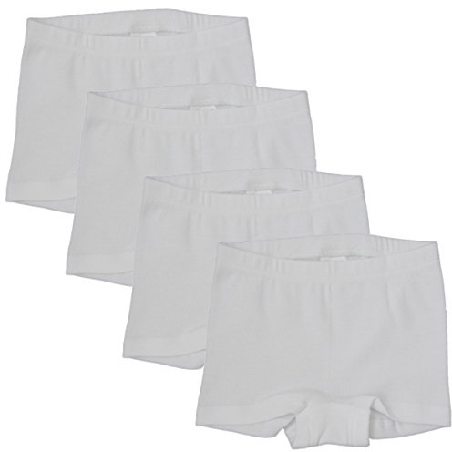 HERMKO 2710 4er Pack Mädchen Pant Panty aus 100% Bio-Baumwolle