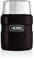Thermos 190759 King Food Flask-470 ml, noir mat, acier inoxydable
