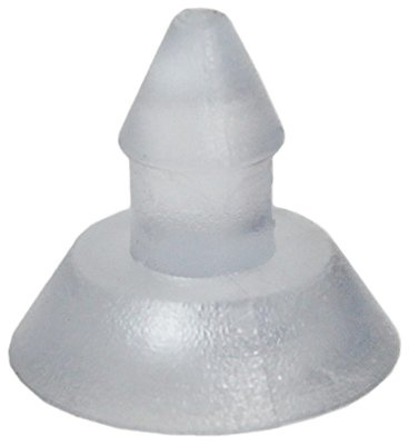 unbekannt 100 Stück Saugnapf/Haftsauger Ø 14mm mit Pfeilspitze Transparent