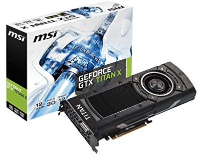 MSI Nvidia Titan X Grafikkarte (1000 MHz, GDDR5, 384 Bit, DL-DVI-I)