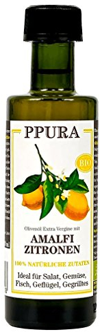 PPURA Olivenöl mit Amalfi-Zitrone (100 ml) - Bio