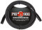 Pig Hog PHM10BKW Black/White Woven High Performance XLR Microphone Cable, 10 Feet