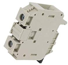 57.535.0155.0 Verbinder: Schienen- 35mm2 Wege: 1 Klemmen: 2 grau B: 16mm 800V WI