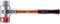 Simplex Schonhammer, TPE-mid / Plastik; mit Aluminiumgehäuse und hochwertigem Holzstiel | D=60 mm | 3136.060