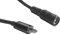 DC 5.5 x 2.1 Female Câble d'alimentation DC 5,5 x 2,1 femelle vers USB micro mâle longueur 20 cm,1 PCS (1 TYPE)