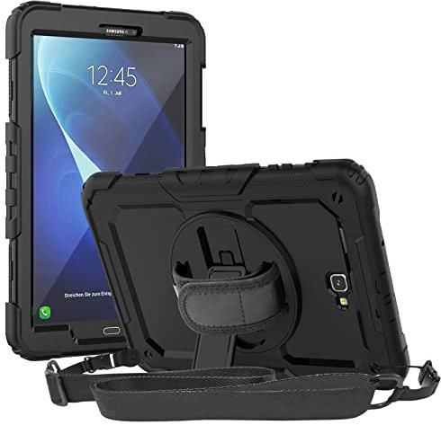 FANSONG Funda para Samsung Galaxy Tab A A6 2018 2016 10.1 con Protector de Pantalla Funda Resistente a Prueba de Golpes para 10.1 Pulgadas Samsung Tab A6 2018 SM-T580 T585