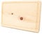Zirbenjausenbrett Naturbelassen 32x21cm mit Saftrille
