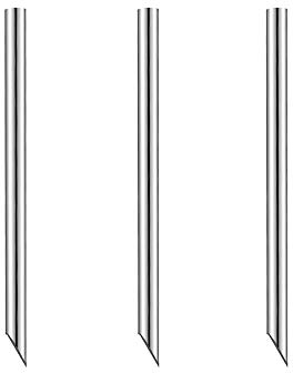 ZLKSKER 3pcs Carbide Needles Replacement for Parallel Crossed Caliper, Tungsten Steel Scribing Needle, Vernier Calipers Marking Needle