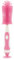 Manyao Goupillon Biberon Silicone, Lave biberon Brosse de Nettoyage Biberon, Brosse à Biberon Goupillon Bib Rotatif pour Biberon et Tétine (Rose)