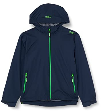 CMP - Kinderjacke mit fester Kapuze, Schwarz Blau, 140