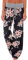 AMYTIS Damen Yogahose Stretch Freizeithose Bequeme Pyjamahose Schlafanzughose Lang Leichte Lounge Hose Hausanzug Hosen Relaxhose Fitness Sommer Weites Bein,Black#0486,M