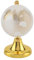 Schreibtisch Globus, Deko Globus, Kristallkugel, Runde Erdkugel Weltkarte Kristallglaskugel Kugel Home Office Decor Geschenk(Gold)
