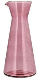 Lyngby 25790-CN Valencia Lot de 2 carafes en verre Rose 1,1 l