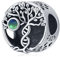 Damen Charm Anhänger Lebensbaum 925 Sterling Silber Baum des Lebens Bead Charm Kompatibel für Pandora Europäisch Armband Schmuck Geschenk für Frauen Mädchen