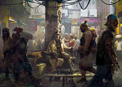 Displate Offiziell Cyberpunk 2077 MetallPoster Magnetische Befestigung Inklusive Lizenziert Bilder Hochwertiges Poster Concept Arts - I make my own rules Poster 45 cm x 32 cm