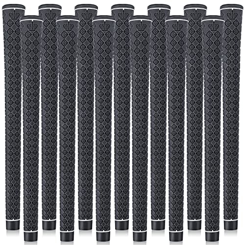 KINGRASP Golfschläger-Griffe (13-teilig) Set Golfschlägergriffe | Multi-Compound Gummi-Golfgriff Untergröße/Standard/Mittelgröße 10 Farben optional.