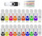 ABLAZE USB Stick 4GB 50 Stück, High Speed USB 2.0 Speicherstick Swivel Datenspeicher Metall Memory Sticks Flash Drive