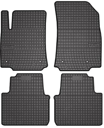 OMAC Gummi Fußmatten kompatibel mit Citroen C3 Aircross 2018-2024 Automatten Schwarz 4X