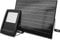 ELEDCO Foco Solar Exterior 100W, Luces Solares LED Modelo All-Black, Lámpara Solar con Mando a Distancia, Sensor de Movimiento, Sensor Crepuscular, Luz Blanca 6000K