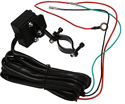 Sahkgye 12V Winde Rocker Daumen Schalter mit Halterung Lenker Steuerung Leitung Satz für ATV UTV Elektrisches Winden ZubehöR