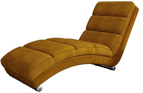 Mirjan24 Relaxliege Holiday Cord, Polstersessel Loungesessel Liegesessel Farbauswahl Relaxsessel Modern Wohnmöbel (Kronos 01 + Poso 01)