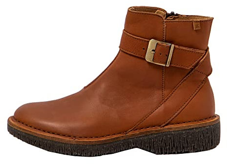 El Naturalista Damen Biker Boots Volcano, Frauen Stiefeletten,Wechselfußbett,Warmfutter,uebergangsschuhe,uebergangsstiefel,Toffee,37 EU / 4 UK