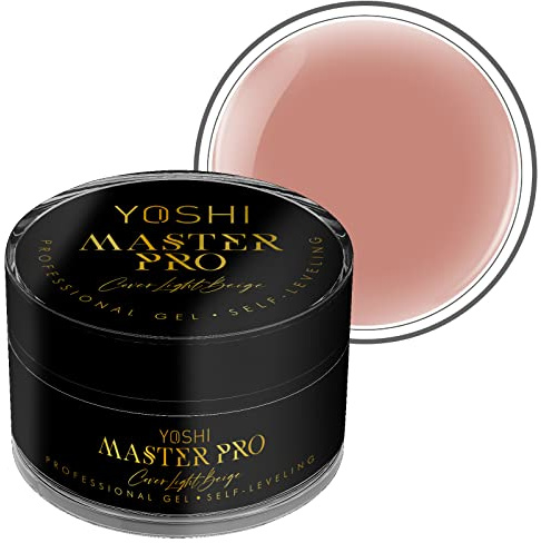 Yoshi Jelly Gel Nägel 50 ml - Hartes Maniküre UV Gel - Professionell Gelnägel - Builder Gel für Nägel - Builder Gel für Nagelverlängerungen - Gel für Gelnägel UV und LED - Beige