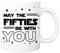 Pickhut May The Fifties be with You Coffee Mug, The Ideal 50th Birthday Gift for Men, a Sweet Present for Your Husband, dad, Step dad or Boyfriend.