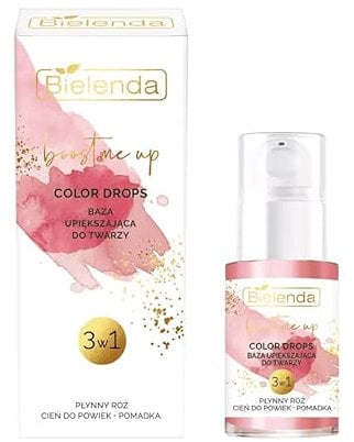 Bielenda Boost Me Up Colour Drops 3in1 Facial Beauty Base Blush and Eyeshadow 30ml
