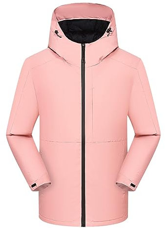 Kobilee Giacca Sci Donna in Pile Impermeabile Giubbotto Nera Giubbino Giacca Invernale Parka Montagna Antivento Giacche da Sci Giacca Snowboard Trekking Giacca Neve Cappotto Softshell
