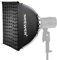 NEEWER 40 x 40cm Schnell aufbaubar Faltbare Softbox quadratisch mit Diffusoren/Wabengitter/Tasche, Bowens Halterung kompatibel mit Godox Aputure 120d Dauervideoleuchten Q4 Studioblitzgeräten, NS15S