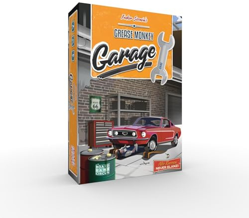 Board Game Circus Grease Monkey Garage