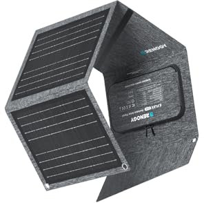 Renogy E.Flex 30W Portable Solar Panel for Camping, Hiking, and Outdoor Activities, Compact and Lightweight, IP65 Waterproof, Charging Multiple Devices with Double Fast Charging Ports