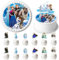 26 Stück Tortenaufleger Geburtstag Froz, 20cm Tortenaufleger Foto Froz, mit 1 Happy Birthday und 24 Tortenaufleger, Froz Tortenbild Deko, für Jungen Mädchen Tortendekoration Cupcake Toppers
