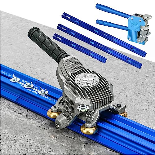 Tagliapiastrelle Professionale Tagliapiastrelle di Grande Formato Tagliapiastrelle Manuale Ventosa Integrata Spingipiastrelle Pinza per Piastrelle ()