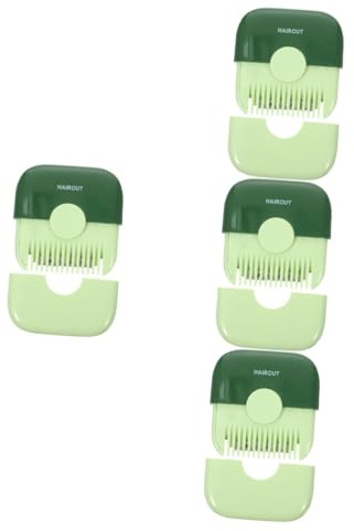 FRCOLOR 4stücke Manueller Haarschneider Tragbarer Split-end-trimmer Für Zuhause Multifunktionaler Haarschneidekamm Avocado Präzises Trimmen Und Einfache Anwendung