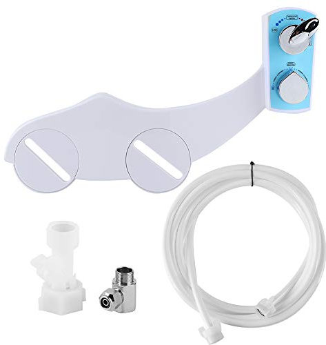 Non - Electric Bidet Toilet Seat Attachment | Hot & Cold Water Spray for Feminine Wash/General Care | 5 Pressure Modes | No Battery Needed | Quick Installation