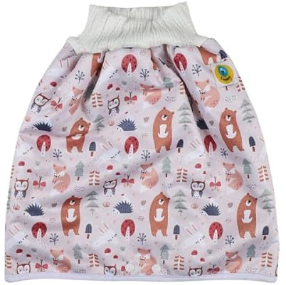 Lumina Windelrock-das Original, Abhalten und windelfrei leicht gemacht | Stilvoller Auslaufschutz für Babys & Kinder ab 6 kg bis 3 Jahren, saugfähig & atmungsaktiv, waschbar, Größe 1, Forest Walk