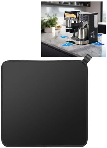 Gleitbrett für Ninja Espresso Machine ES501EU ES601EU Philips De'Longhi, Schnelles Bewegen Gleitbrett Gummi Unterlage Kaffeemaschine Unterlage Brett Rollbrett Kaffee Matte für Kaffeemaschine Zubehör