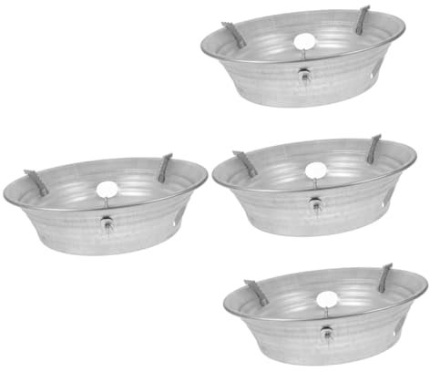 Mipcase 4 Piezas Soporte Wok Gas Antiviento Cocina Energía y Resistente Altas Cocinas de Gas