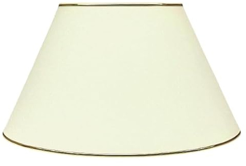 Tisch-Lampenschirm *Golden Edge* *rund* für Tischlampen, Chintz/goldfarbene Kanten/Du=35/Do=16/H=18cm Befestigung unten E27 *handmade in EU*