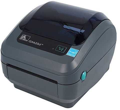 Zebra GX420d - Etikettendrucker (Direkt Wärme, 203 x 203 DPI, 152 mm/sek, Verkabelt, 8 MB, 4 MB)