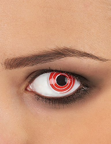 Eyecatcher - Farbige 12 Monatslinsen, 1 Paar, Kontaktlinsen ohne Sehstärke, Halloween, Karneval, Fasching