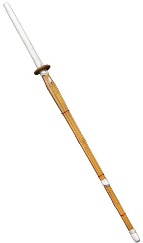 DEPICE Kendo Shinai Gr. 39 / 119 cm - echt Bambus, mit weißem Leder, ca. 570 g