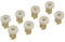 Genuine ZANUSSI Dishwasher upper Basket Wheel Kit 8PK